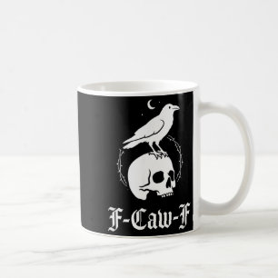 Mug Corbeau noir oiseau corbeau art gothique humour mè