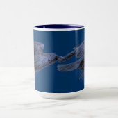 Mug Corbeau noir volant gothique, celtique, Wiccan (Centre)