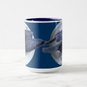 Mug Corbeau noir volant gothique, celtique, Wiccan (Centre)