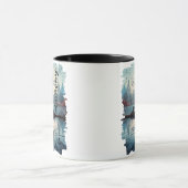 Mug Corbeau par réflexion du lac Tranquille (Centre)