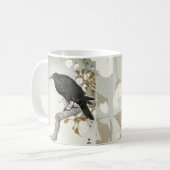 Mug Corbeau Raven Koson Oiseau japonais (Devant gauche)