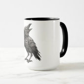 Mug Corbeau zombie (Devant droit)