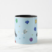 Mug Corbeaux avec des joyaux (Centre)