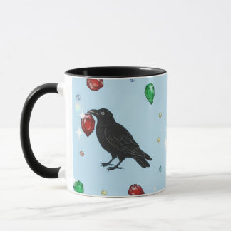 Mug Corbeaux avec des joyaux