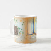 Mug corbeille à café citrouille coloniale (Devant gauche)
