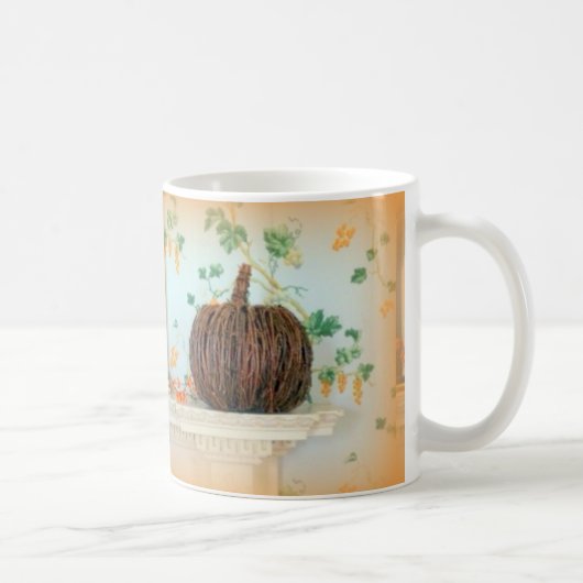 Mug corbeille à café citrouille coloniale (Droite)