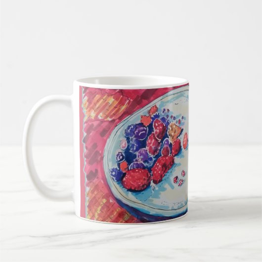 Mug Corbeille de Fruits Rouges (Gauche)