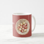 Mug Corbeille Une Pomme Par Jour (Devant droit)