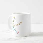 Mug Corde à sauter Stickman (Devant gauche)