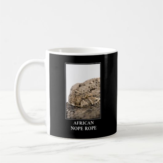 Mug Corde africaine à corde - Puff adder Snake Danger (Gauche)