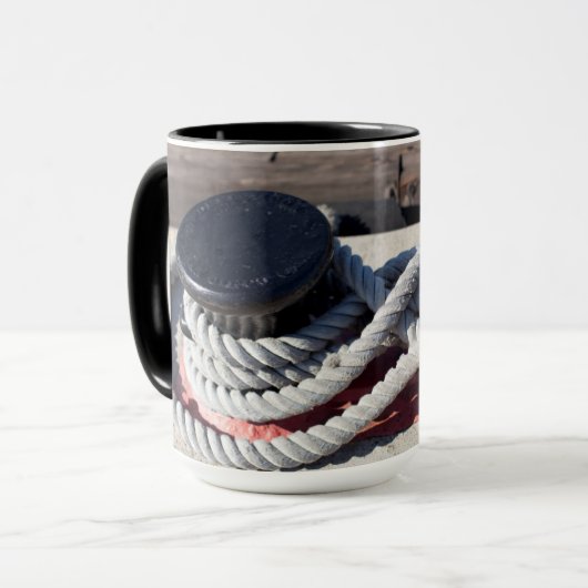 Mug Corde attachée à deux bornes (Devant gauche)