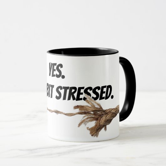 Mug Corde de contrainte et devis (Devant droit)