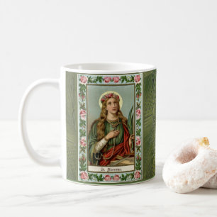 Mug Corde rose de paume de roses de St Philomena
