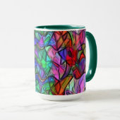 Mug Cordes croisées cachées par un tissu d'auvent colo (Devant droit)