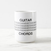 Mug Cordes de guitare complètes 15oz (Centre)
