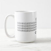 Mug Cordes de guitare complètes 15oz (Gauche)