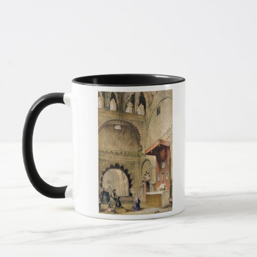 Mug Cordoue : Moine priant à un autel chrétien dans (Gauche)