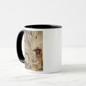 Mug Cordoue : Moine priant à un autel chrétien dans (Devant gauche)