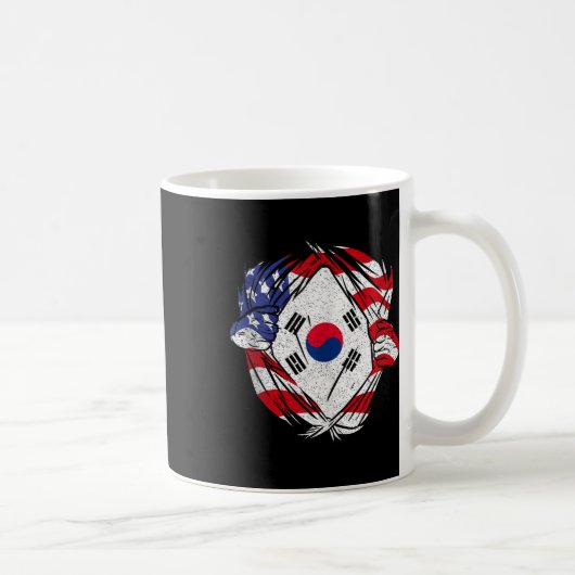 Mug Corée du Sud Amour Corée du Sud Fierté Patriotisme (Droite)