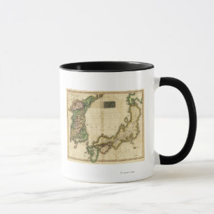 Mug Corée et JaponCarte panoramiqueCorée et Japon