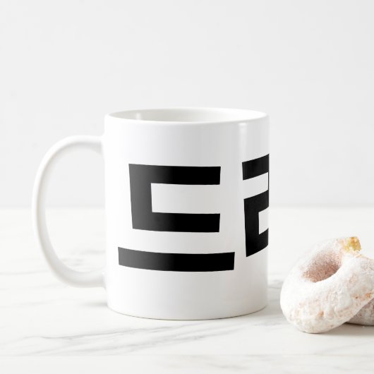 Mug Coréen Drame 드 라 마 Corée Hangul (Avec donut)