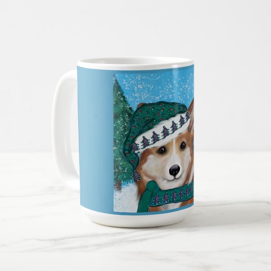 Mug Corgi (Devant gauche)