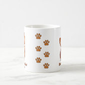 Mug Corgi, ajouter le nom du chien, modifier le texte (Centre)