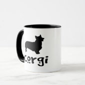 Mug Corgi avec le texte frais (Devant gauche)