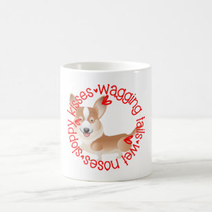 Mug Corgi, baisers négligés