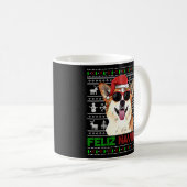 Mug Corgi Chien Feliz Navidog Funny Noël (Devant droit)