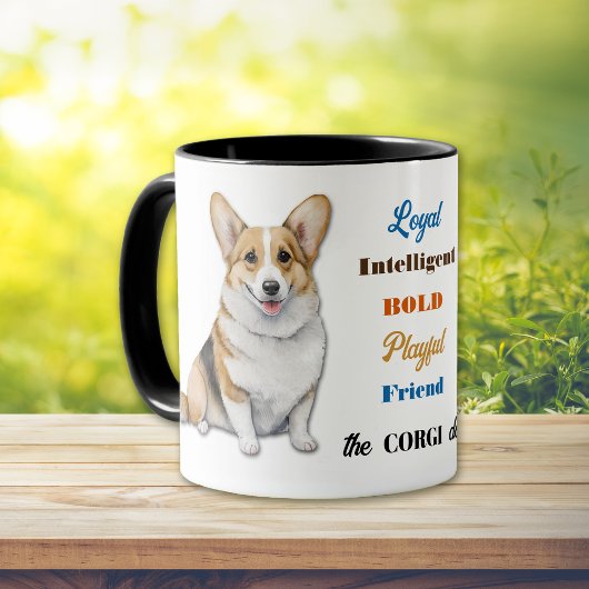 Mug Corgi Chien Loyal Friend