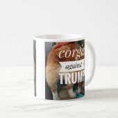Mug corgi contre muqueuse (Devant droit)