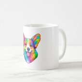 Mug Corgi couleur (Devant droit)