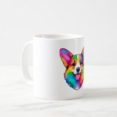 Mug Corgi couleur (Devant gauche)