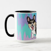 Mug Corgi couleur Tri (Gauche)