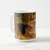 Mug Corgi dans les Roses V (Devant gauche)