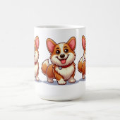 Mug Corgi de dessin animé (Centre)