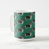 Mug Corgi de Noël (Devant gauche)