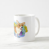 Mug Corgi de Pâques (Devant droit)