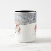 Mug Corgi d'hiver (Centre)