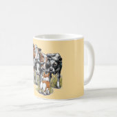 Mug Corgi et les vaches (Devant droit)