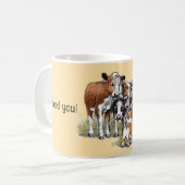 Mug Corgi et les vaches (Devant gauche)