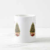 Mug Corgi Funny Chien de Noël avec arbre (Centre)