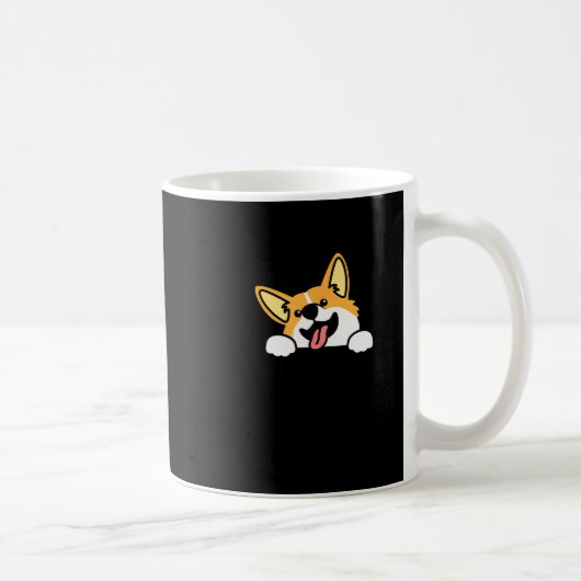 Mug Corgi Funny Elements Of Hapness Corgi Dog Lover (Droite)