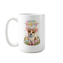 Mug Corgi Joyeuses Pâques – Chien aux oreilles de 