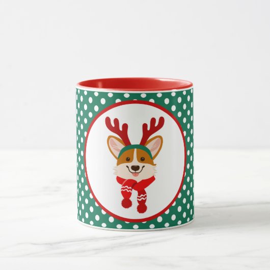 Mug Corgi Joyeux Noël (Centre)