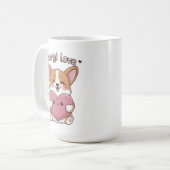 Mug Corgi Love (Devant gauche)