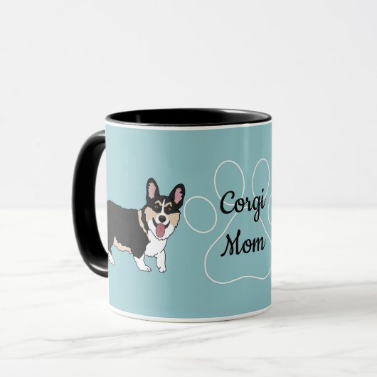 Mug Corgi Maman (Devant gauche)