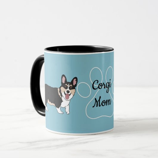 Mug Corgi Maman (Devant gauche)
