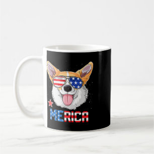 Mug Corgi Merica 4 Juillet T Shirt Enfants Garçons Fil